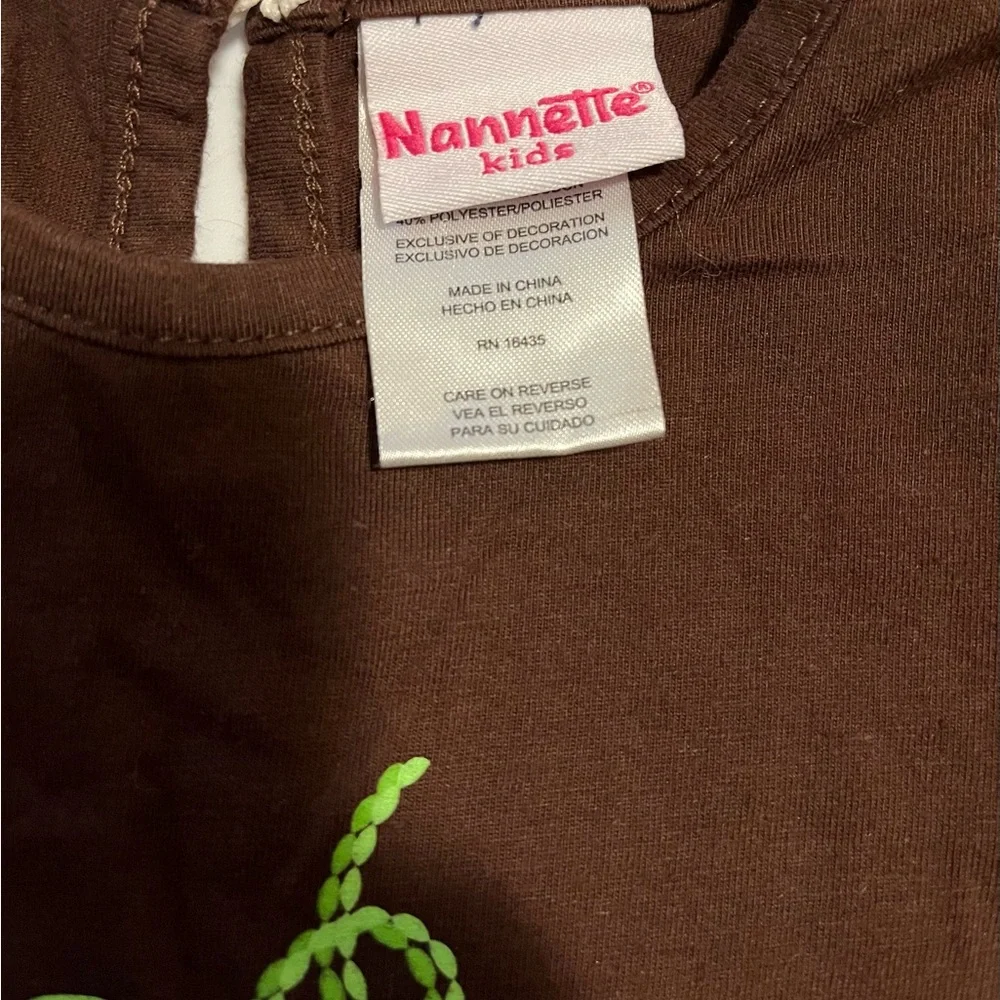 Nannette Kids fall top with orange and polka dot pumpkin